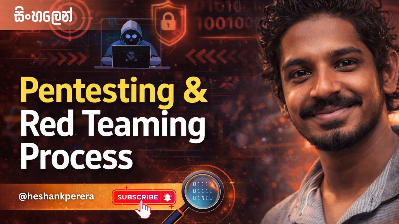 Penetration Testing & Red Teaming Process [Sinhala] | Basic Pentesting ...