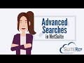 Advanced Searches in NetSuite