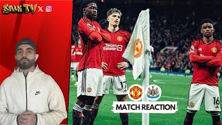 MANCHESTER UNITED VS NEWCASTLE UNITED - MATCH REACTION