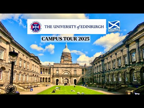 University of Edinburgh Campus Tour in 4K | 2025 for International Students | Campus Tour in Summer.