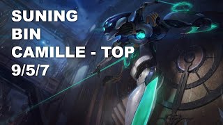 Suning bin Top Camille vs Renekton - KR Grandmaster Patch 10.8