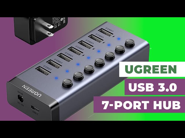 UGreen USB 3.0 7-Port Hub: Streamline Your Workspace