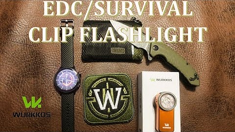 EDC/Survival Clip Flashlight