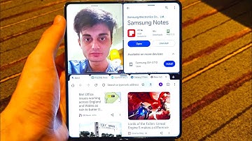 How To Split Screen on Samsung Galaxy Z Fold 5 (Split Screen Multitasking)