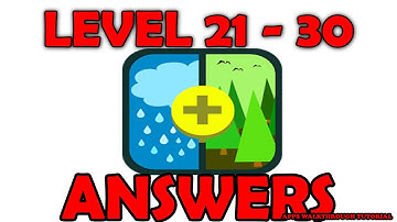 Pic Combo Level 21 - 30 - All Answers - Walkthrough ( By LOTUM media GmbH )