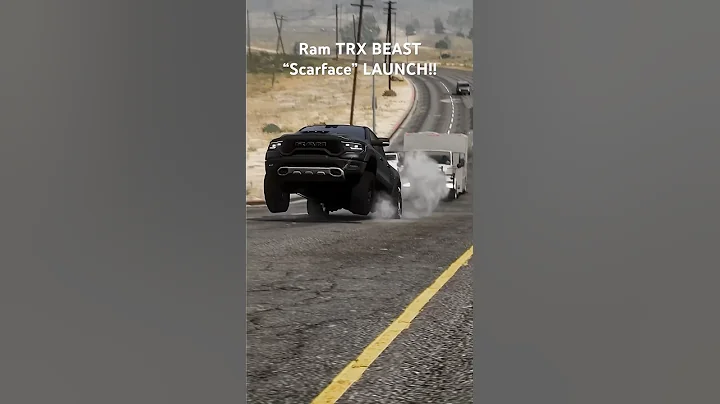 1500Hp Ram TRX WHEELIE LAUNCH!! #trx #ram #srt #srt8 #trackhawk #dodge #1000hp #hellcat #fastcar