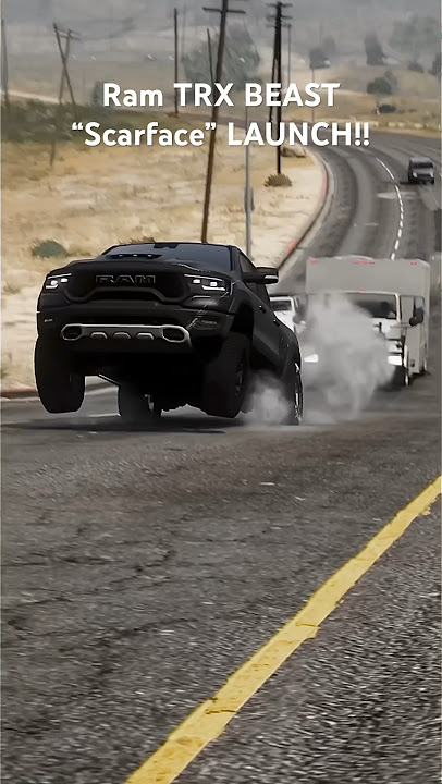 1500Hp Ram TRX WHEELIE LAUNCH!! #trx #ram #srt #srt8 #trackhawk #dodge #1000hp #hellcat #fastcar