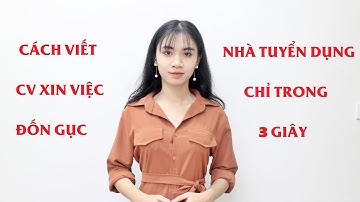 [Timviec365.vn] Cách viết CV xin việc đốn gục nhà tuyển dụng chỉ trong 3s