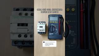 CARA CEK COIL KONTAKTOR BAGUS ATAU RUSAK #shorts #tutorial #kontaktor #electrical
