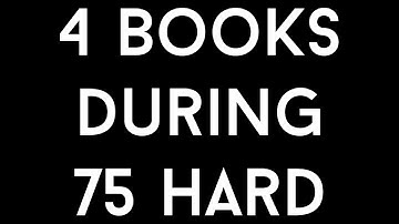 The 4 books I read during #75HARD