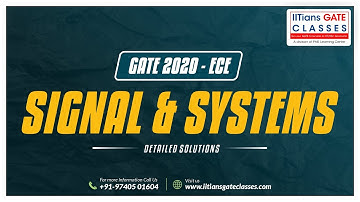GATE 2020 EC Question Paper | Signal System Solutions | GATE Electronics Engineering Online Coaching
