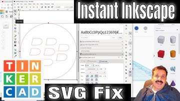 Tinkercad SVG Invisible in Inkscape? | Super Fast &  Simple Solution