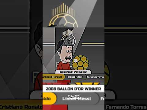 Ballon d'Or Winners Animation🏆(2007-2022) #shorts #football #ballondor (+2M)