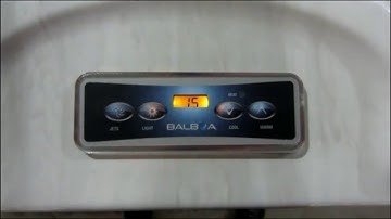 Changing From Standard Mode To Economy To Sleep On The GS 100 Balboa Spa System