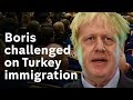 Boris Johnson challenged on Brexit immigration claims