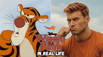 🐻 Winnie the Pooh in REAL LIFE | AI Comparison with Disney Original Cartoon Scenes