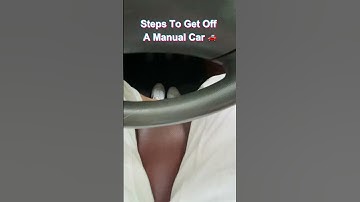 Super easy 5 steps to get off safely！#driving #car #tips #carsoft #skills #manual