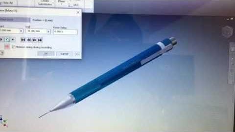 Mechanical pencil with Autodesk Inventor