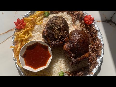 دجاج مشوي ومحشي ذايب كلحم الغزال الذواسهل طريقة ممكن تجربوها