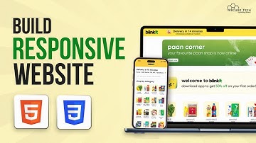 Build and Deploy a Fully Responsive Website in HTML & CSS (Blinkit Clone Project)