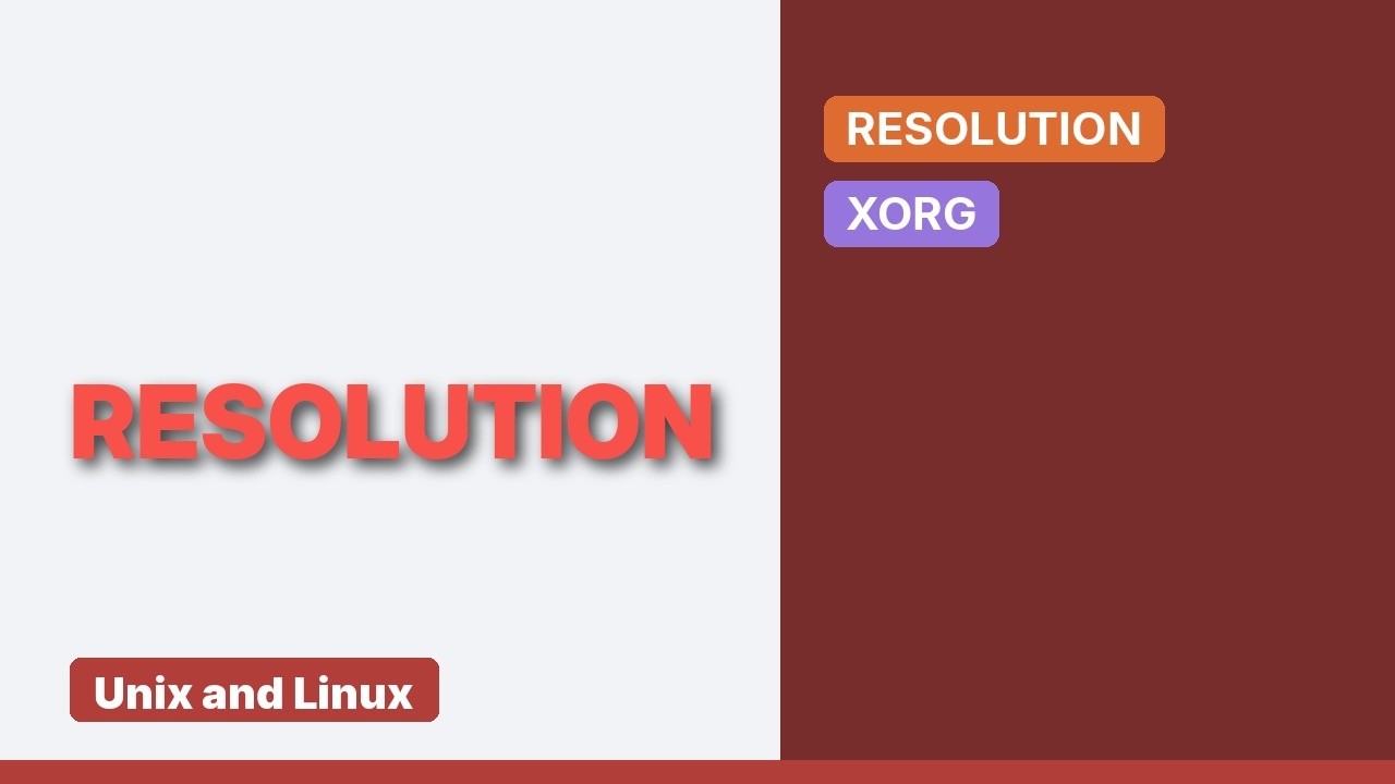 nVidia driver on Linux, and the need to reset the resolution on reboot ...