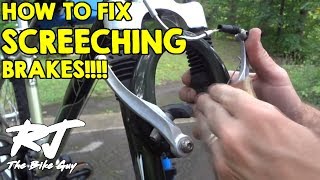 How To Fix Loud Squealing Screeching Bike Brakes