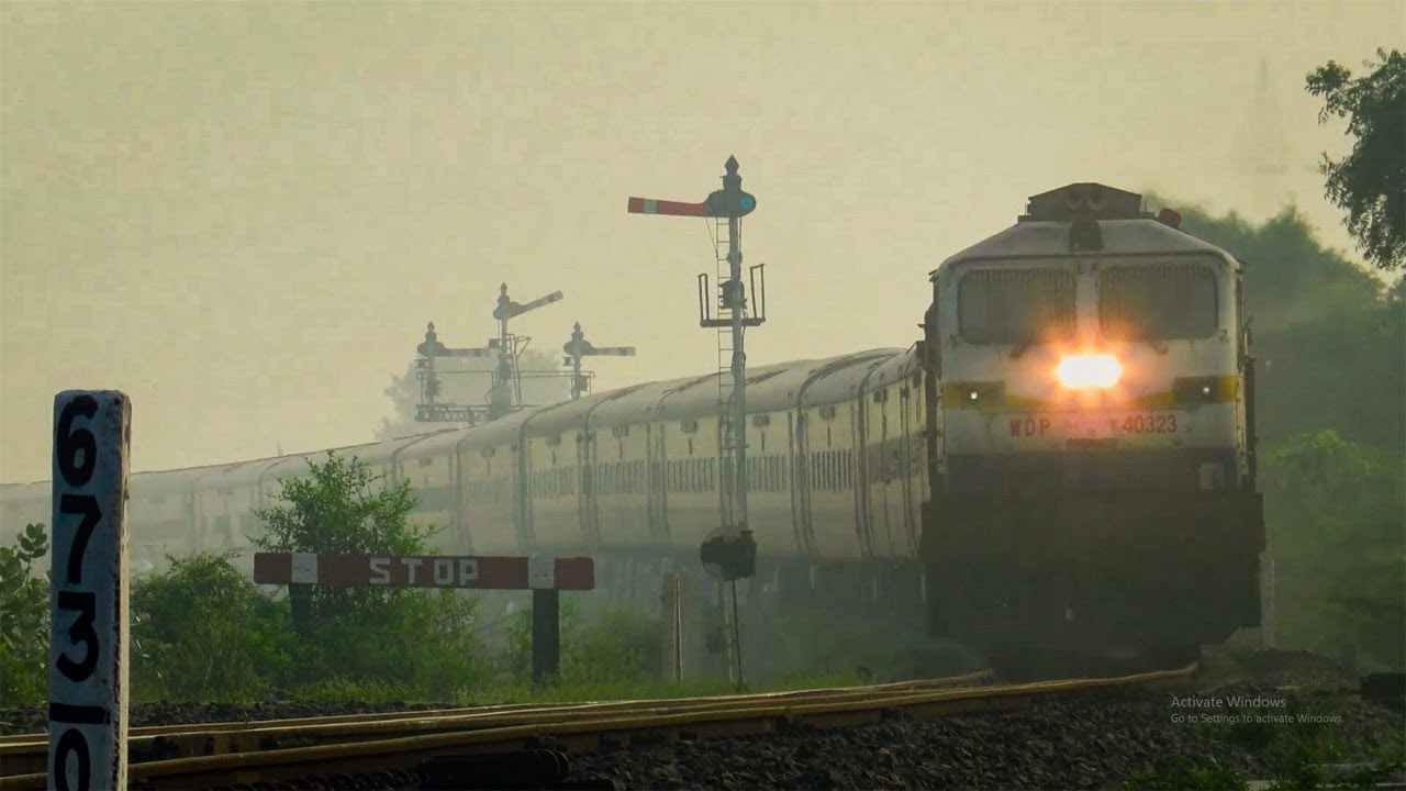 Indian Railways! A Compilation of Speeding Diesel Trains in Semaphore Territory | Western Railways!