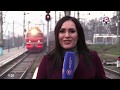 Прибытие поезда Санкт-Петербург-Севастополь