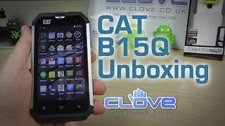 CAT B15Q Распаковка