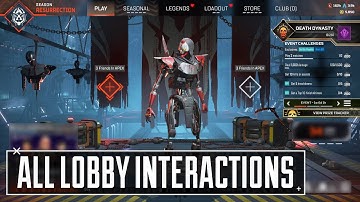 NEW Revenant Lobby Interactions - Apex Legends
