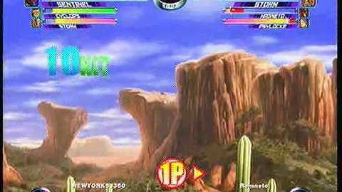 MvC2 Online (360): Josh 360 (Storm/Sent/Cyke) vs Brett (MSP) 17 .:4.2.10:.