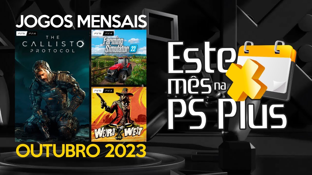 Confira os jogos que vão sair da PS Plus em Outubro (2023)