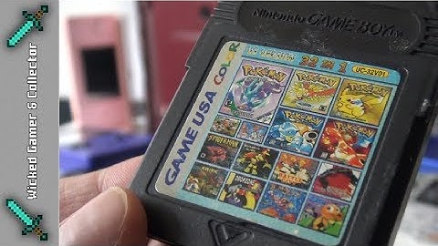 Game Boy Classic / Colour - Pokemon Deluxe Cart / 32 in 1 Multi Game Collection