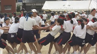 4年ぶりに制限なしの運動会　岐阜・下呂中学校　生徒と観客一体の盛り上がり