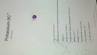 Alkali Metals song 3D Periodic table songs