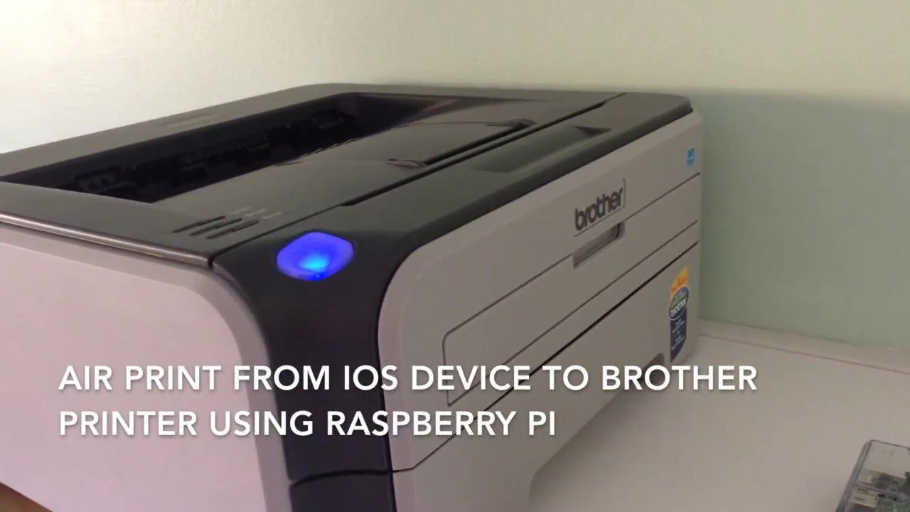 Air Print from iOS to Brother HL2170W printer using Raspberry Pi