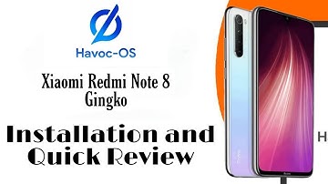 Havoc OS installation and quick review on Redmi Note 8 | MIUI | Xiaomi | Custom Rom |