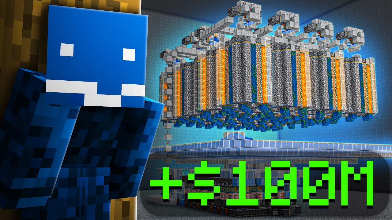 The CRAZIEST Cobblestone farm on DonutSMP