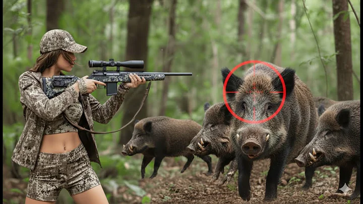 INSANE! Giant Wild Boar Hunting – Hunter Takes Down Massive Hogs with Perfect Shots
