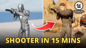 Hoe je in 15 minuten een GEKKE third-person shooter game maakt!