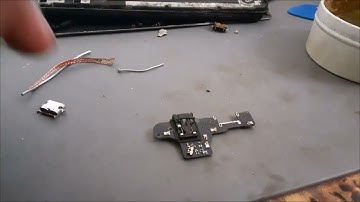 How to replace charging port using solder iron easy
