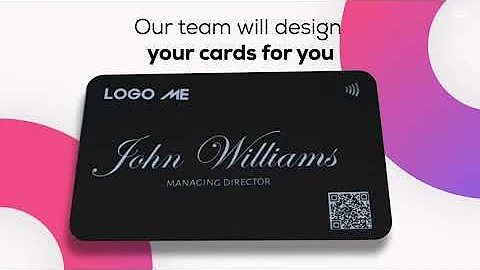 The future of business cards - NFC business card with a Mini website