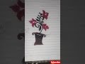 how to easy drawing with beautiful 🥀🌷🌺 #drawing #shortvideo #viralvideo #sport #trending #art #viral image