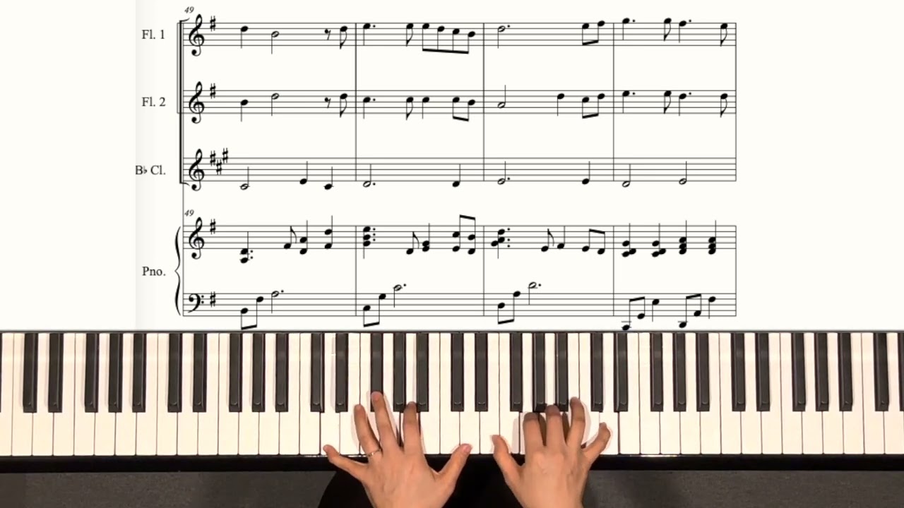 [피아노 4중주] 비 준비하시니 I 2 Flute, Clarinet & Piano I Psalm 147