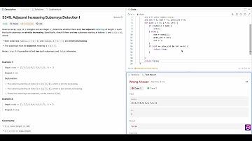Leetcode: 3349. Adjacent Increasing Subarrays Detection I (14/10/2025)