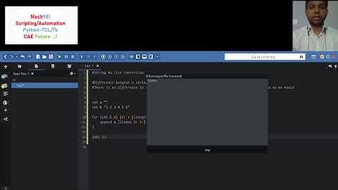 Basics of TCL/TK - 12 #Hypermesh Scripting