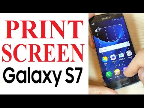 Samsung Galaxy S7, S7 edge - How to Take Screenshot/ Print screen/ Capture