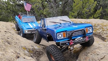 Scale Trail Adventure!! Axial Scx10.2 Blazer & Element Enduro Ramcharger!!