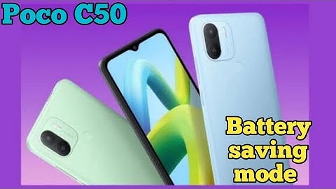 How To Enable Battery Saving Mode In Poco C50,Poco C50 Mein Battery Saving Mode On Kaise