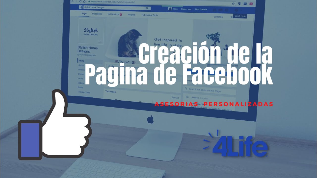 Creación de la pagina de Facebook 4Life